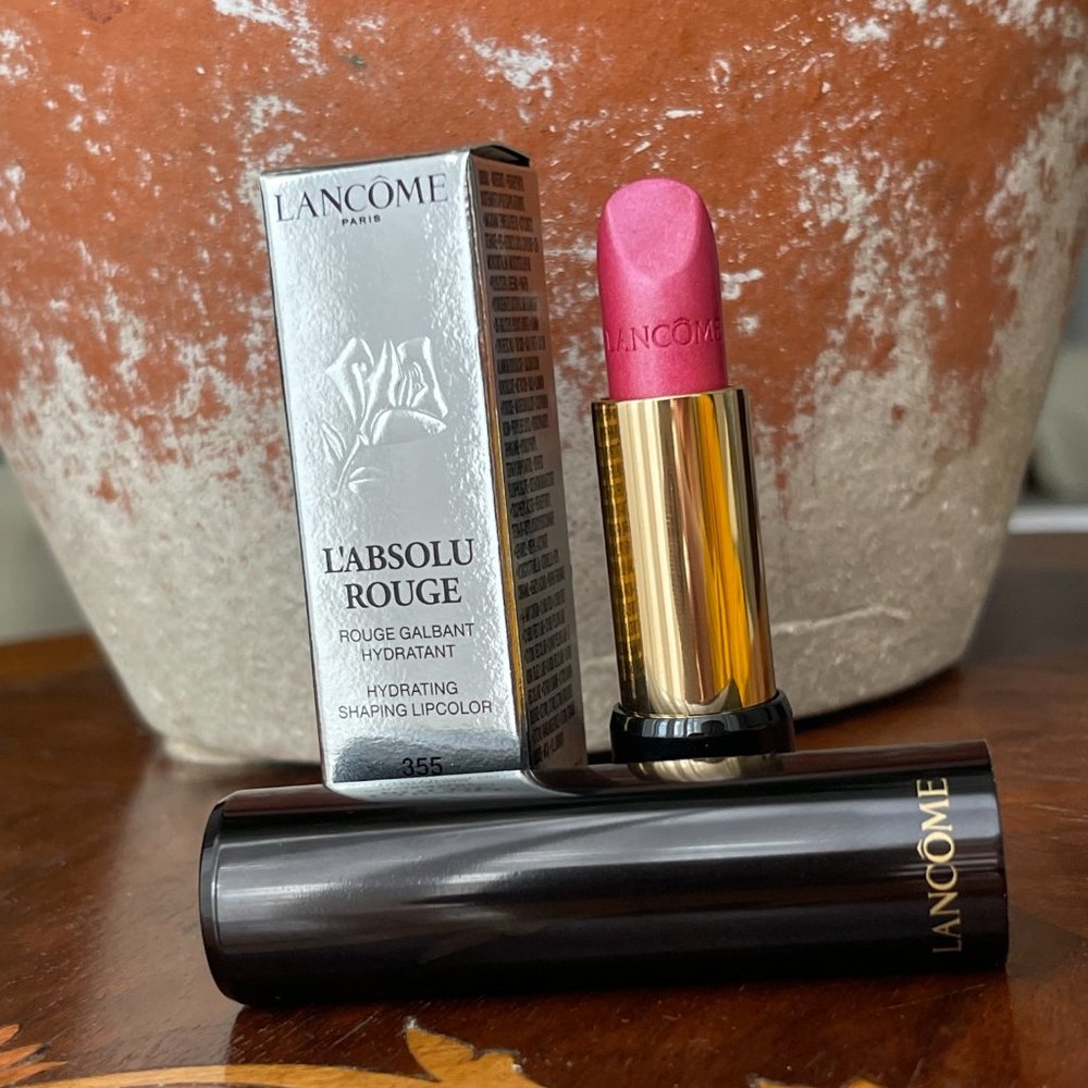 Lancôme L’Absolue Rouge Hydrating Lipcolor 355 — Champagne Cream